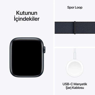 Apple Watch SE GPS 44mm Aluminium Case with Ink Sport Loop