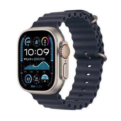 Apple Watch Ultra 2 GPS + Cellular 49mm Case with Navy Ocean Band