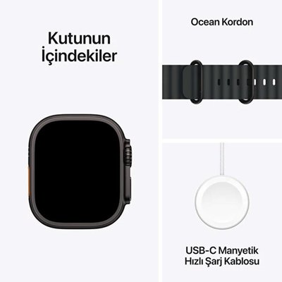 Apple Watch Ultra 2 GPS + Cellular 49mm Case with Black Ocean Band