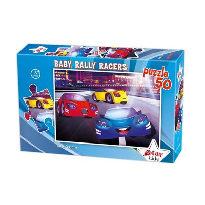 Star Minik Ralliciler 50 Parça Puzzle