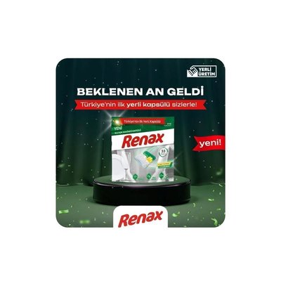 Renax Bulaşık Makinesi Kapsülü Hepsi Bir Arada 10'lu