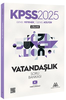 2025 KPSS Vatandaşlık Soru Bankası Genel Yetenek Genel Kültür Lisans