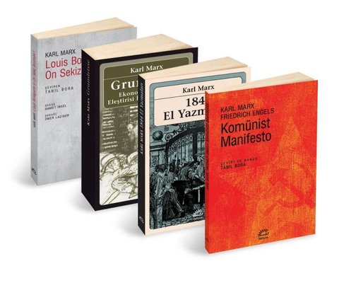 Karl Marx Seti - 3 Kitap  -  Komünist Manifesto Hediyeli