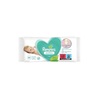 Prima Pampers Baby Sensitive Hassas Islak Bebek Havlusu 80'li (4x80) 320 Yaprak