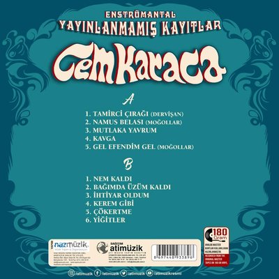 Cem Karaca - Yayınlanmamış Kayıtlar Plak