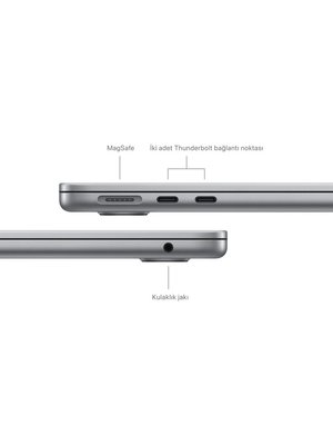 MacBook Air M3 8 GB 256 GB SSD 13.6 MRXN3TU/A Uzay Grisi