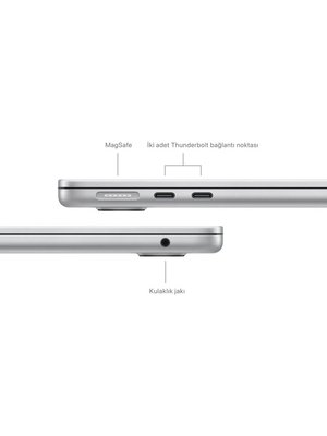 MacBook Air M3 8 GB 512 GB SSD 13.6 MRXR3TU/A Gümüş