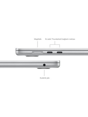 MacBook Air M3 8 GB 256 GB SSD 15.3" MRYU3TU/A Gece Yarısı