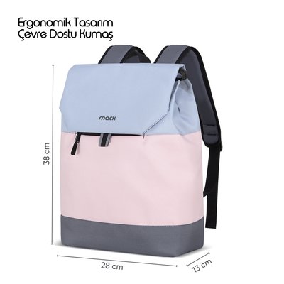 Mack Zen Eco MCE-1301 Pembe 14.1" Laptop Sırt Çantası