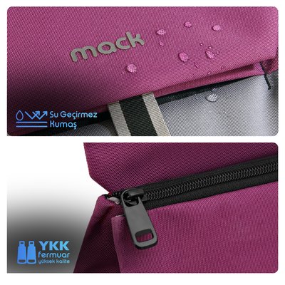 Mack Zen Eco MCE-1301 Bordo 14.1" Laptop Sırt Çantası