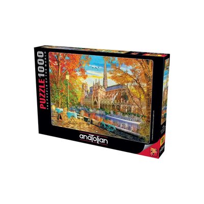 Anatolian Puzzle Sonbaharda Notre Dame 1000 Parça Puzzle