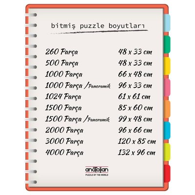 Anatolian Puzzle Rüya Kasaba 1000 Parça Puzzle