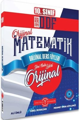 10. Sınıf Matematik ODF Orijinal Ders Föyleri