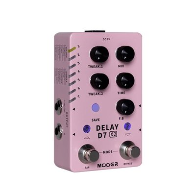 Mooer D7 X2 Stereo Delay Pedalı (M722)