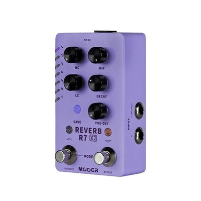 Mooer R7 X2 Stereo Reverb Pedalı (M723)