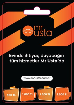 Mr. Usta Hediye Çeki 500 TL