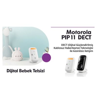 Motorola PİP11 Dect Dijital Ekranlı Bebek Telsizi