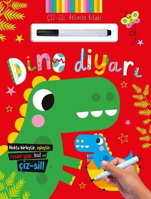 Dino Diyarı - Çiz - Sil Aktivite Kitabı