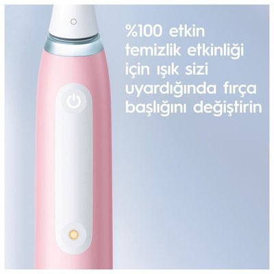 Oral-B iO 3 Şarjlı Diş Fırçası - Pembe