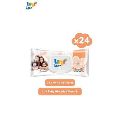 Uni Baby Aile Islak Mendil 90x24 (2160 Yaprak)