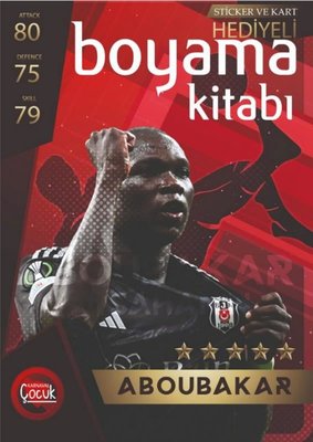 Aboubakar - Boyama Kitabı - Sticker ve Kart Hediyeli