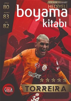 Torreira - Boyama Kitabı - Sticker ve Kart Hediyeli