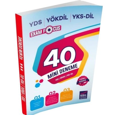 YDS YÖKDİL YKS DİL Exam Focus 40 Mini Deneme