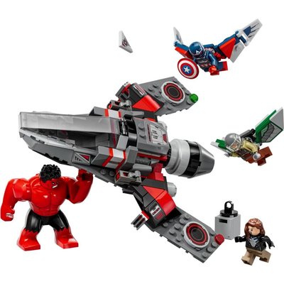 Lego Marvel Kaptan Amerika ile Red Hulk Savaşı 76292