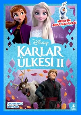 Disney Karlar Ülkesi 2 -Parti Zamanı Çıkartmalı Boyama Kitabı