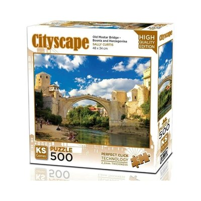 Ks Games Old Mostar Bridge Bosna-Hersek Puzzle 500 Parça 