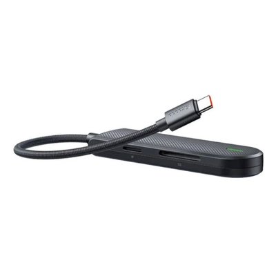 Mcdodo HU-1430 5 in 1 Type-C Çoklayıcı (USB 3.0 x 1 + USB 2.0 x 2+SD/TF Card Slotx 1) - Gri