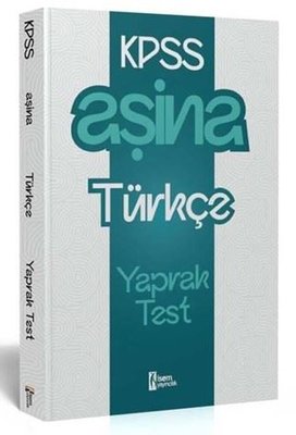 KPSS Aşina Türkçe Yaprak Test
