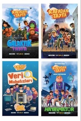 Rafadan Tayfa 4'lü Kitap Seti / Galaktik Tayfa - Göbeklitepe - Veri Muhafızları - Hayrimatör