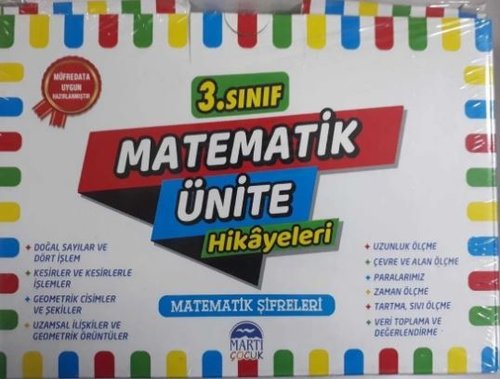 Martı 3.Sınıf Matematik Ünite Hikayeleri Seti - 10 Kitap Takım