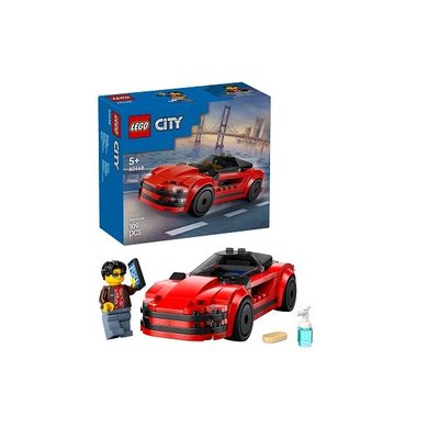 Lego red car discount