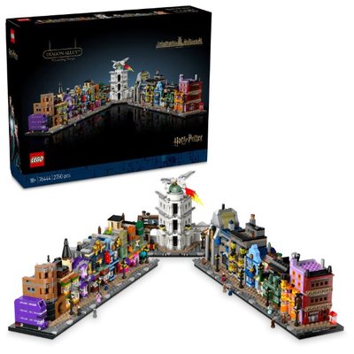 LEGO Harry Potter Diagon Yolu Büyücü Mağazaları, Yetişkinler için Set 76444