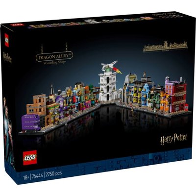 LEGO Harry Potter Diagon Yolu Büyücü Mağazaları, Yetişkinler için Set 76444