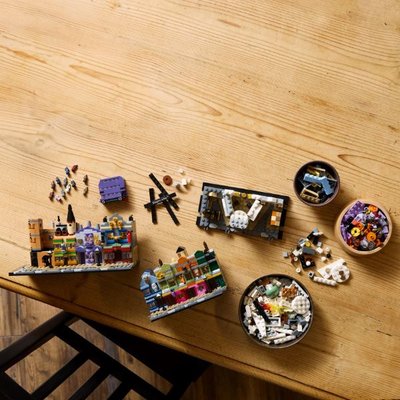 LEGO Harry Potter Diagon Yolu Büyücü Mağazaları, Yetişkinler için Set 76444