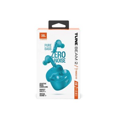 JBL Tune BEAM2 Kulakiçi TWS Kulaklık, Turkuaz