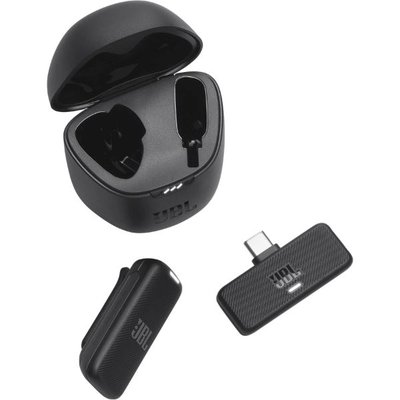 JBL Quantum Stream Wireless USB-C Yaka Mikrofonu Siyah