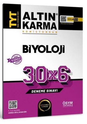 TYT Biyoloji 30x6 Deneme Sınavı