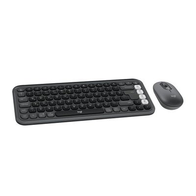 LOGITECH Pop Icon Bluetooth Klavye & Mouse Seti Grafit 