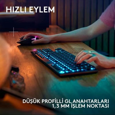 Logitech G G915 X LightSpeed TKL Kablosuz Oyuncu Klavyesi 