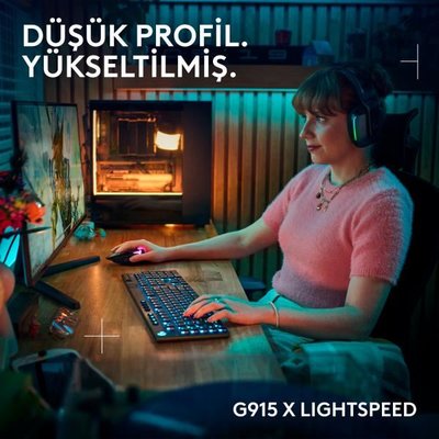 LOGITECH G G915 X Lightspeed Kablosuz Oyuncu Klavyesi 