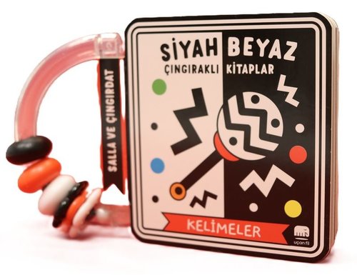 Siyah Beyaz Çıngıraklı Kitaplar - Kelimeler