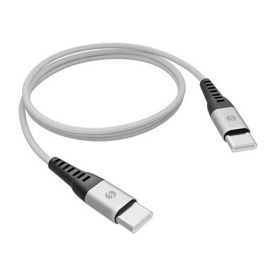 S-link SL-STM55TP 3A Fast Şarj TYPCE TO TYPCE Silver Data + Sarj Kablosu