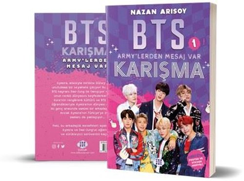 Army'lerden Mesaj Var - BTS Cilt 1 - Kokulu Kitap - Poster ve
