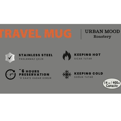 Urban Mood Paslanmaz Çelik Termos 400 ML