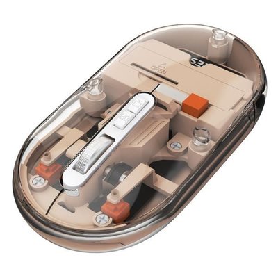 Everest SM-BT29 Glassy Transparan 2in1 Bluetooth ve 2.4 GHz Kablosuz Mouse Rose Gold