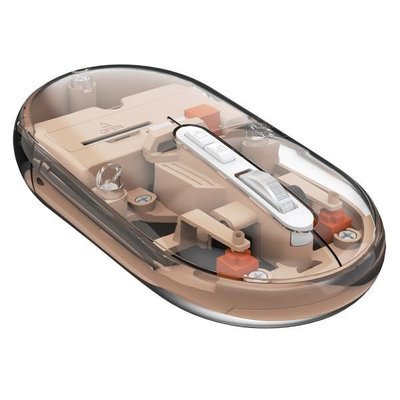 Everest SM-BT29 Glassy Transparan 2in1 Bluetooth ve 2.4 GHz Kablosuz Mouse Rose Gold